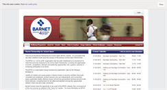 Desktop Screenshot of barnetpartnershipforschoolsport.co.uk