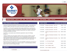 Tablet Screenshot of barnetpartnershipforschoolsport.co.uk